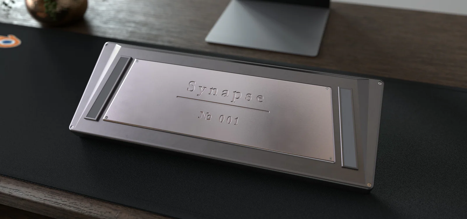Silver underside with the engraved brass weight
