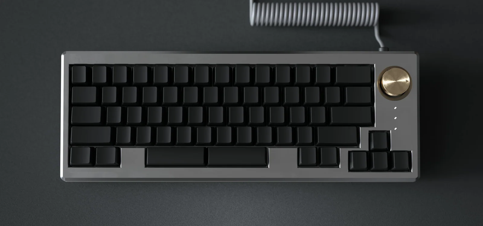 Synapse top view with black keycaps